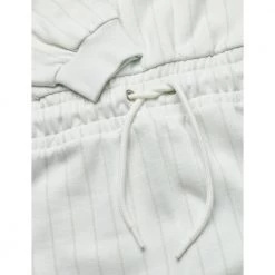 Snowwhite/Silver Birch Mads Nørgaard Organic Sweat Moon Dress Drops White