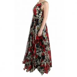 Dolce & Gabbana Floral Crystal Long Maxi Dress Red -Tilbud miinto Butikk unnamed file 2131