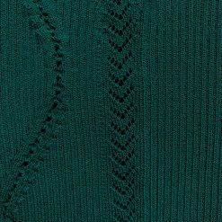 Self Portrait Viskose Knit Midi Dress - Grønn - M Green -Tilbud miinto Butikk unnamed file 2137