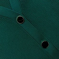 Self Portrait Viskose Knit Midi Dress - Grønn - M Green -Tilbud miinto Butikk unnamed file 2139