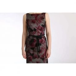 Dolce & Gabbana Roses Silk Stretch Sheath Long Dress Red -Tilbud miinto Butikk unnamed file 2147