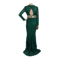 Dolce & Gabbana Lace Sheath Dress Green
