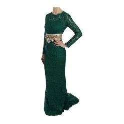 Dolce & Gabbana Lace Sheath Dress Green -Tilbud miinto Butikk unnamed file 2193