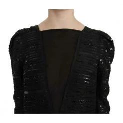 John Richmond Silk Full Length Sequined Gown Dress Black -Tilbud miinto Butikk unnamed file 2237