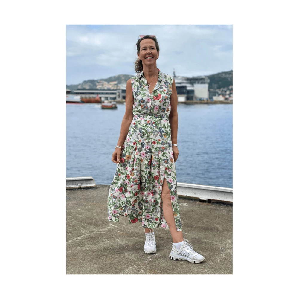 Tricot Memphis Bell Dress White 3 Tricot Memphis Bell Dress White - Bilde 3