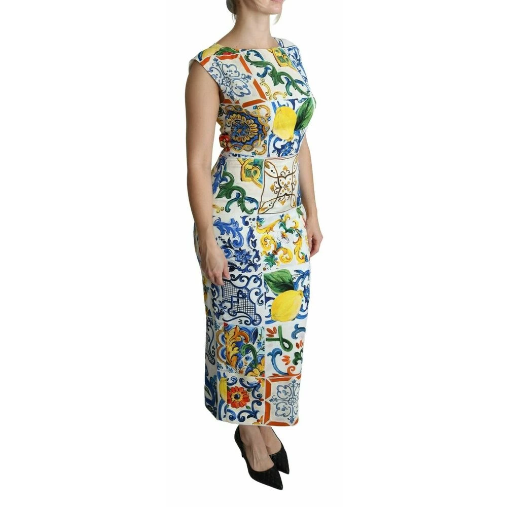 Dolce & Gabbana Maxi Dress White 1 Dolce & Gabbana Maxi Dress White