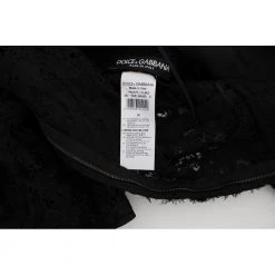 Dolce & Gabbana Floral Lace Long Bodycon Maxi Dress Black -Tilbud miinto Butikk unnamed file 2281