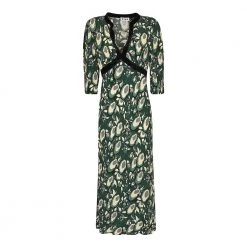 RIXO Maxi Dresses Green