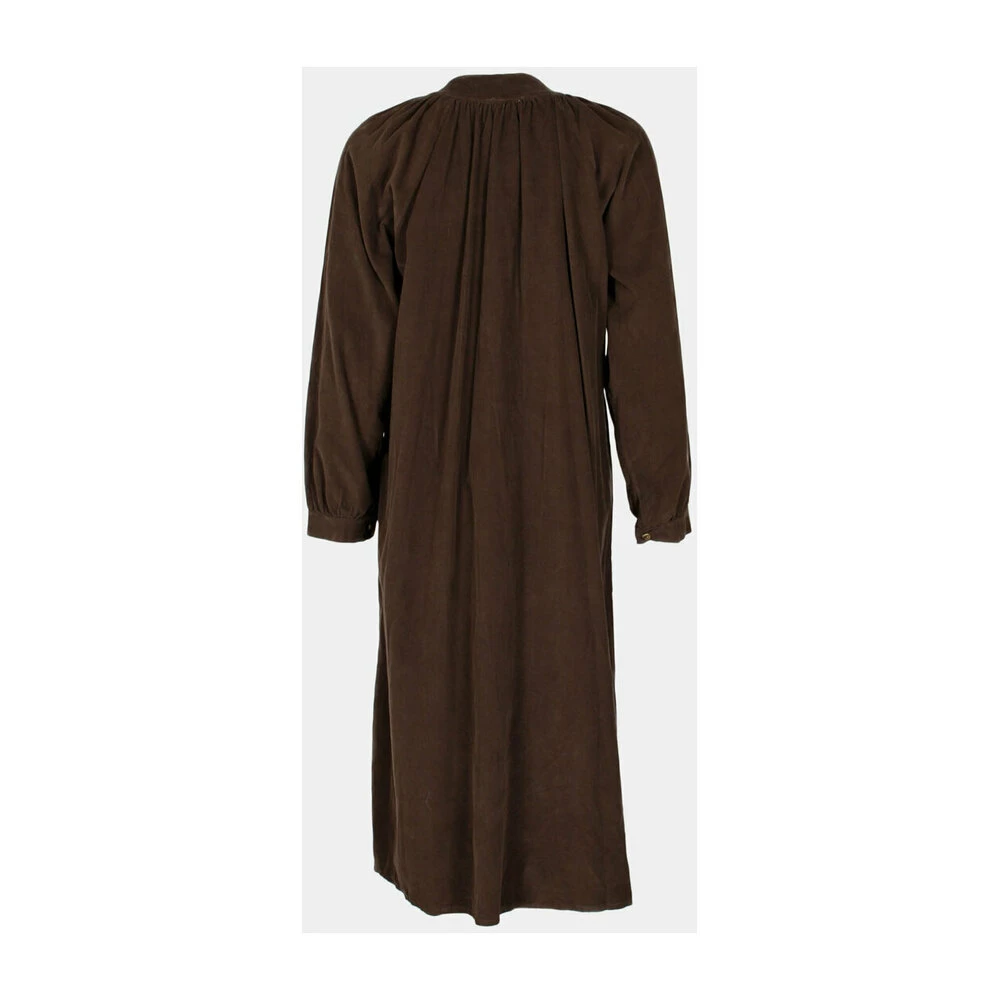 Made In Italia Alva Cord Dress Brown 1 Made In Italia Alva Cord Dress Brown