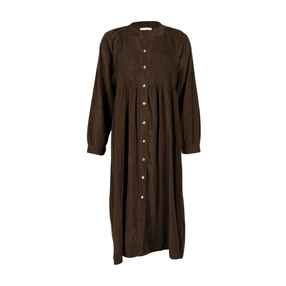 Made In Italia Alva Cord Dress Brown 2 Made In Italia Alva Cord Dress Brown - Bilde 2