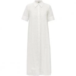 Ottod'Ame Maxikleid Made Of Cotton White