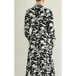 ROTATE Birger Christensen Wadenlanges Dress Black -Tilbud miinto Butikk unnamed file 2361