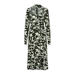 ROTATE Birger Christensen Wadenlanges Dress Black -Tilbud miinto Butikk unnamed file 2362