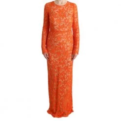 Dolce & Gabbana Floral Ricamo Sheath Long Dress Orange 8 Dolce & Gabbana Floral Ricamo Sheath Long Dress Orange -Tilbud miinto Butikk unnamed file 2481