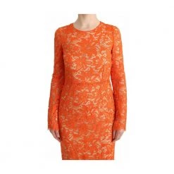 Dolce & Gabbana Floral Ricamo Sheath Long Dress Orange 10 Dolce & Gabbana Floral Ricamo Sheath Long Dress Orange -Tilbud miinto Butikk unnamed file 2483