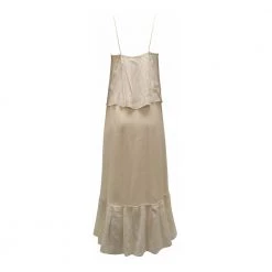 Diane Von Furstenberg Tiered Loungewear Maxi Dress Beige -Tilbud miinto Butikk unnamed file 2503