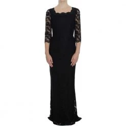 Dolce & Gabbana Floral Lace Long Ball Maxi Dress Black -Tilbud miinto Butikk unnamed file 2516