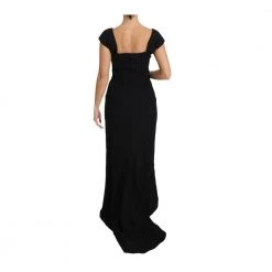 Dolce & Gabbana Stretch Fit Flare Gown Maxi Black 9 Dolce & Gabbana Stretch Fit Flare Gown Maxi Black -Tilbud miinto Butikk unnamed file 2552