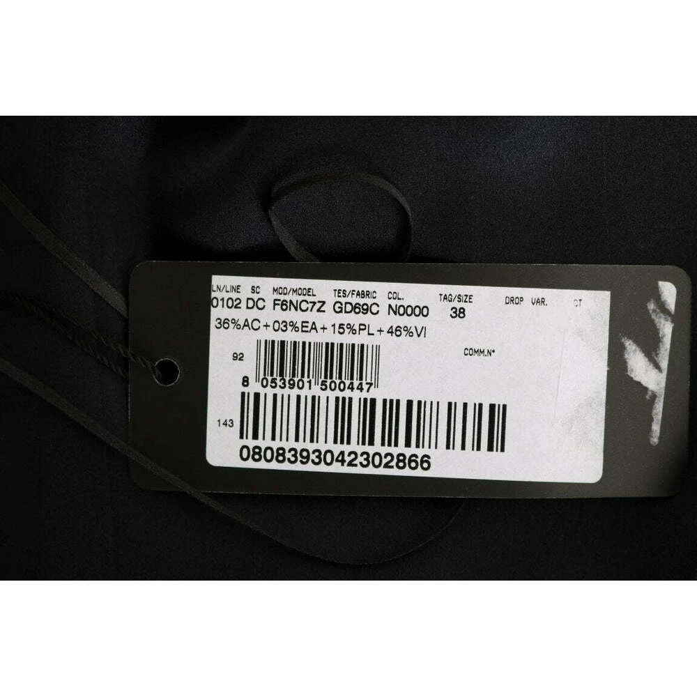 Dolce & Gabbana Long Maxi Dress Black 1 Dolce & Gabbana Long Maxi Dress Black