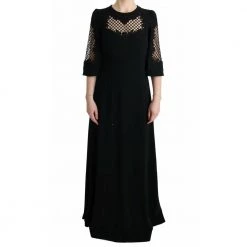 Dolce & Gabbana Long Maxi Dress Black 12 Dolce & Gabbana Long Maxi Dress Black -Tilbud miinto Butikk unnamed file 2562