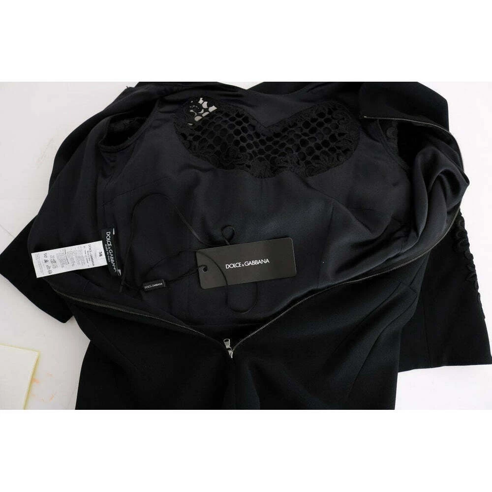 Dolce & Gabbana Long Maxi Dress Black 7 Dolce & Gabbana Long Maxi Dress Black - Bilde 7