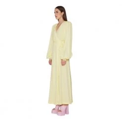 ROTATE Birger Christensen Marisol Dress - Gul Yellow