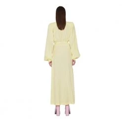 ROTATE Birger Christensen Marisol Dress - Gul Yellow -Tilbud miinto Butikk unnamed file 2581