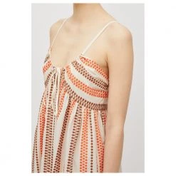 Ottod'Ame Maxikleid With Embroidery Orange -Tilbud miinto Butikk unnamed file 2667