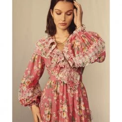 BY TIMO Slub Maxi Dress Red -Tilbud miinto Butikk unnamed file 268