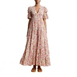 BY TIMO Twisted Maxi Dress Pink -Tilbud miinto Butikk unnamed file 2740