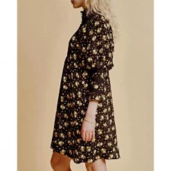 BY TIMO No Color Bytimo Jacquard High Neck Dress – Night Garden Dame Black -Tilbud miinto Butikk unnamed file 2745