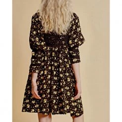 BY TIMO No Color Bytimo Jacquard High Neck Dress – Night Garden Dame Black -Tilbud miinto Butikk unnamed file 2747