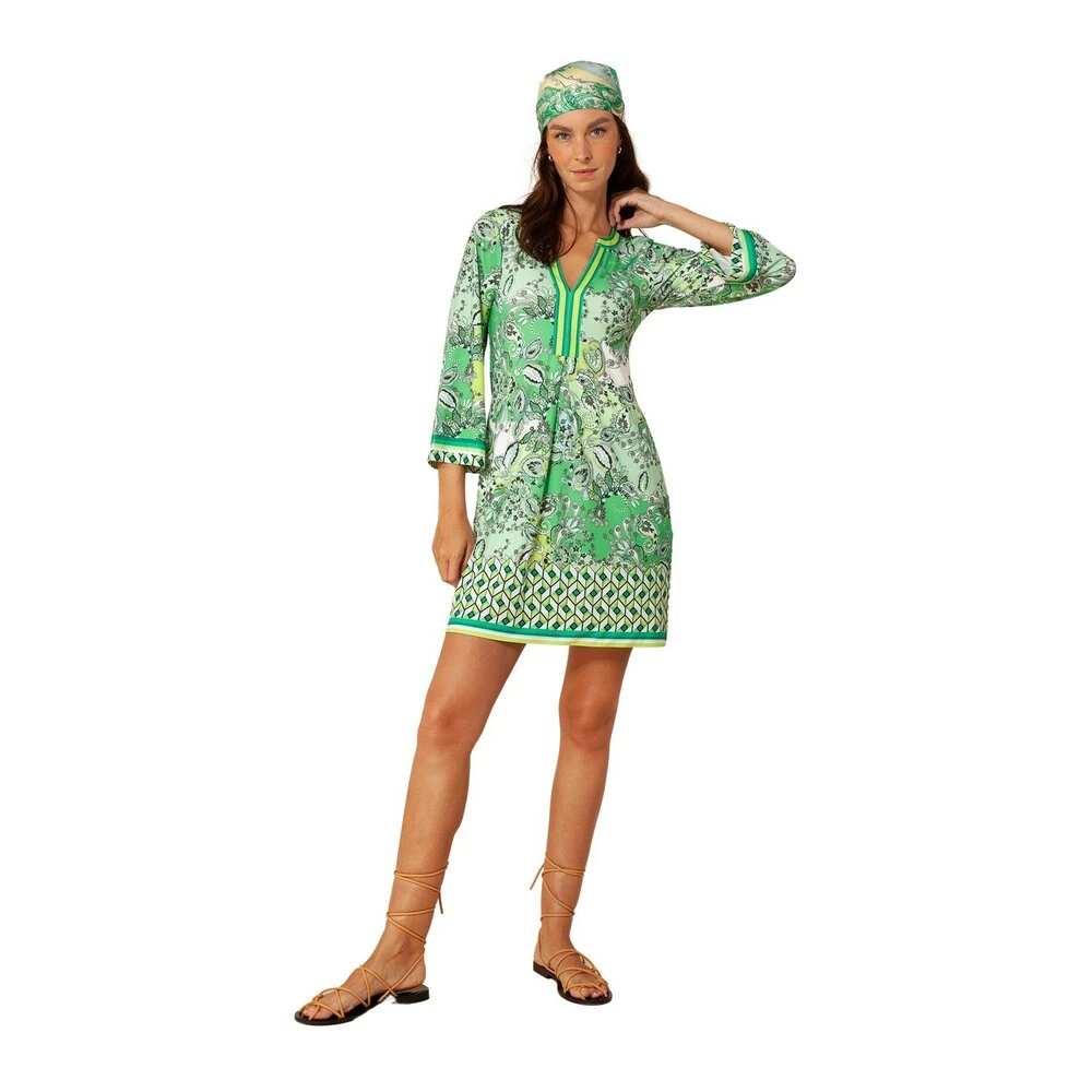 Hale Bob ROSAMUND Dress Green 2 Hale Bob ROSAMUND Dress Green - Bilde 2