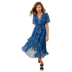 Hale Bob Elsie Dress Blue