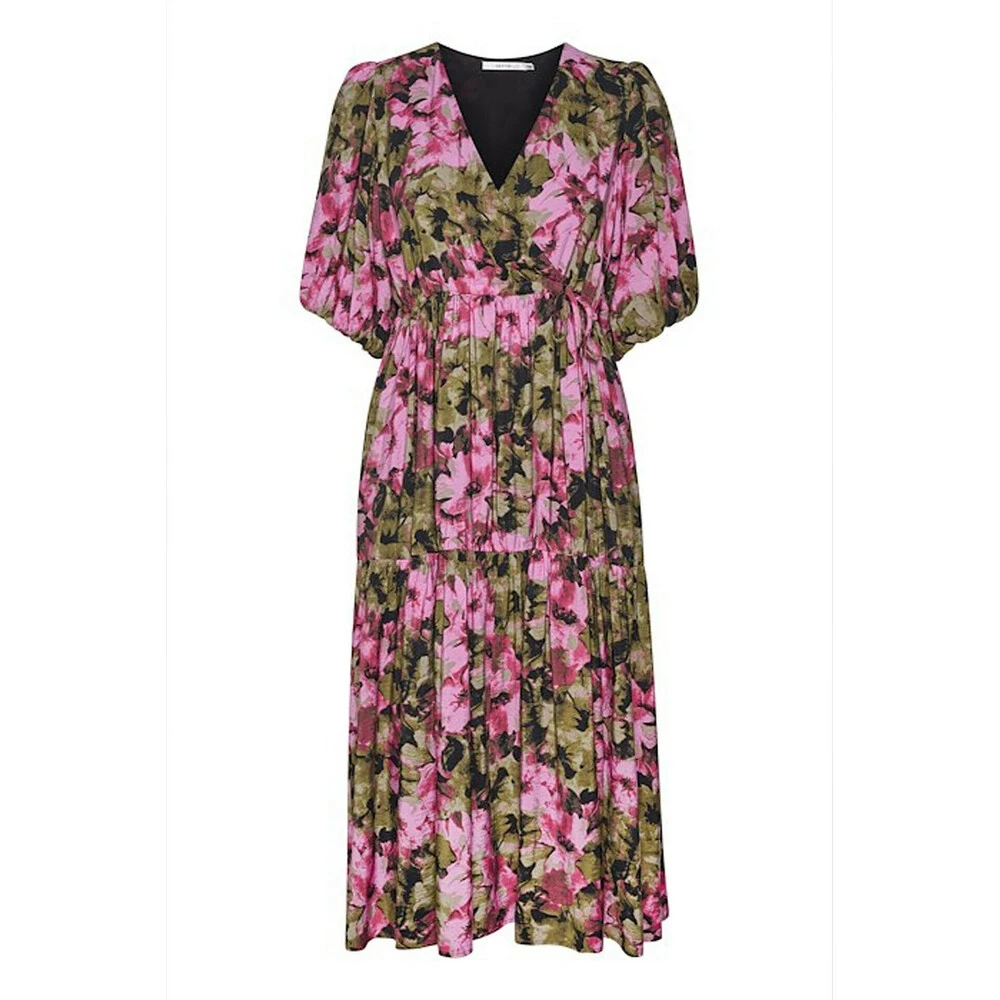 Gestuz Taralyngz Wrap Dress Pink 1 Gestuz Taralyngz Wrap Dress Pink