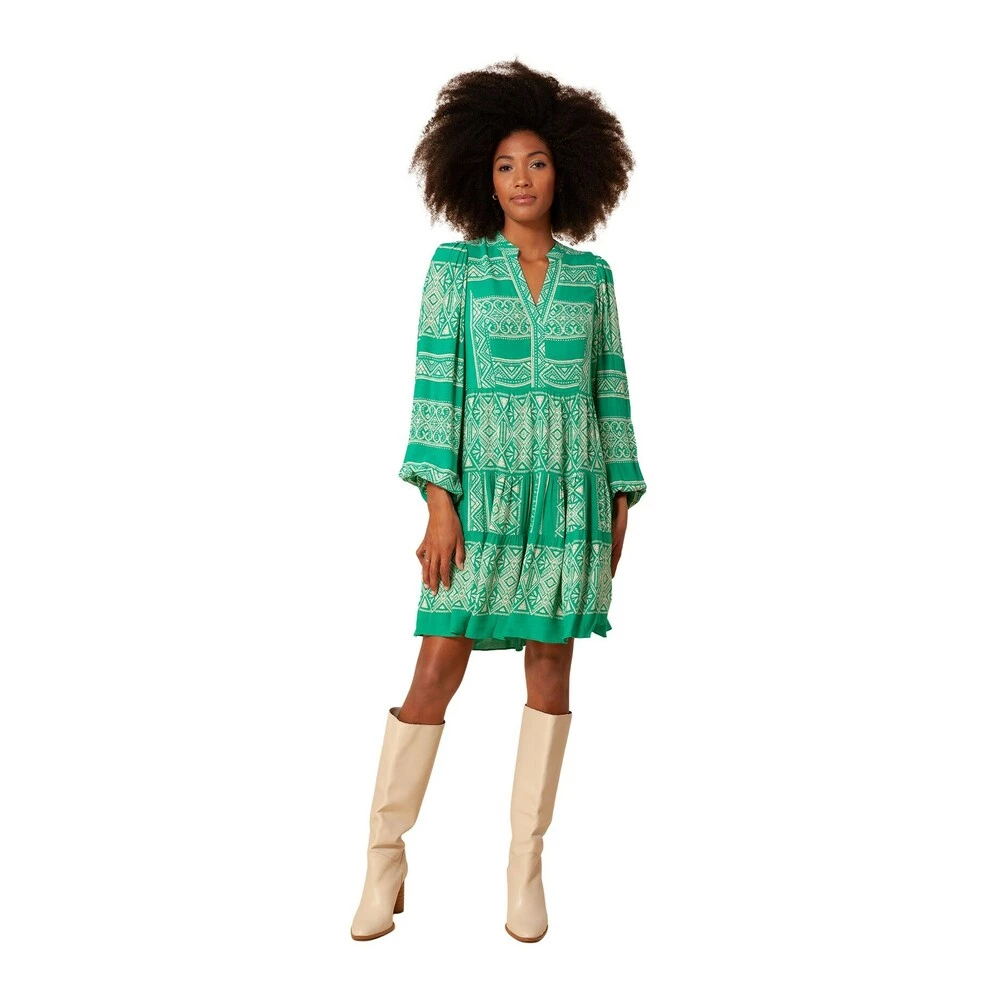 Hale Bob 26TA6303 ALONA DRESS Green 3 Hale Bob 26TA6303 ALONA DRESS Green - Bilde 3