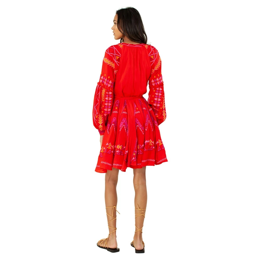 Hale Bob 26RM6298 RAVIN DRESS Red 2 Hale Bob 26RM6298 RAVIN DRESS Red - Bilde 2