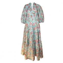 BY TIMO Poplin Maxi Dress Blue