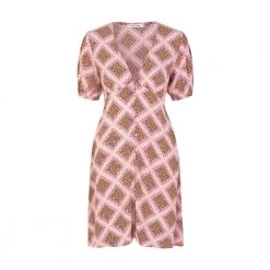 Samsøe Samsøe Mønstret Petunia Short Dress Pink