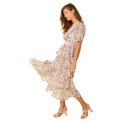 Hale Bob Elsie Dress Beige