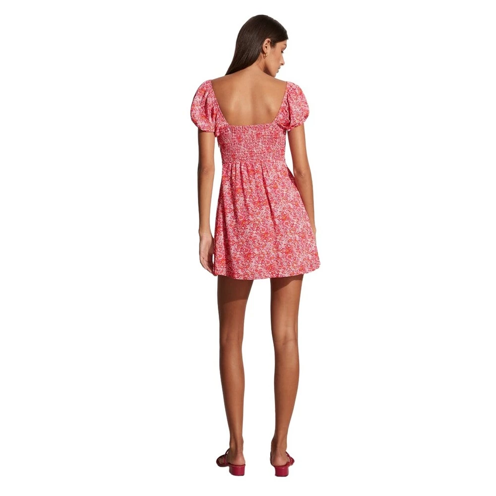 Faithfull The Brand Lovita Mini Dress Pink 6 Faithfull The Brand Lovita Mini Dress Pink - Bilde 6