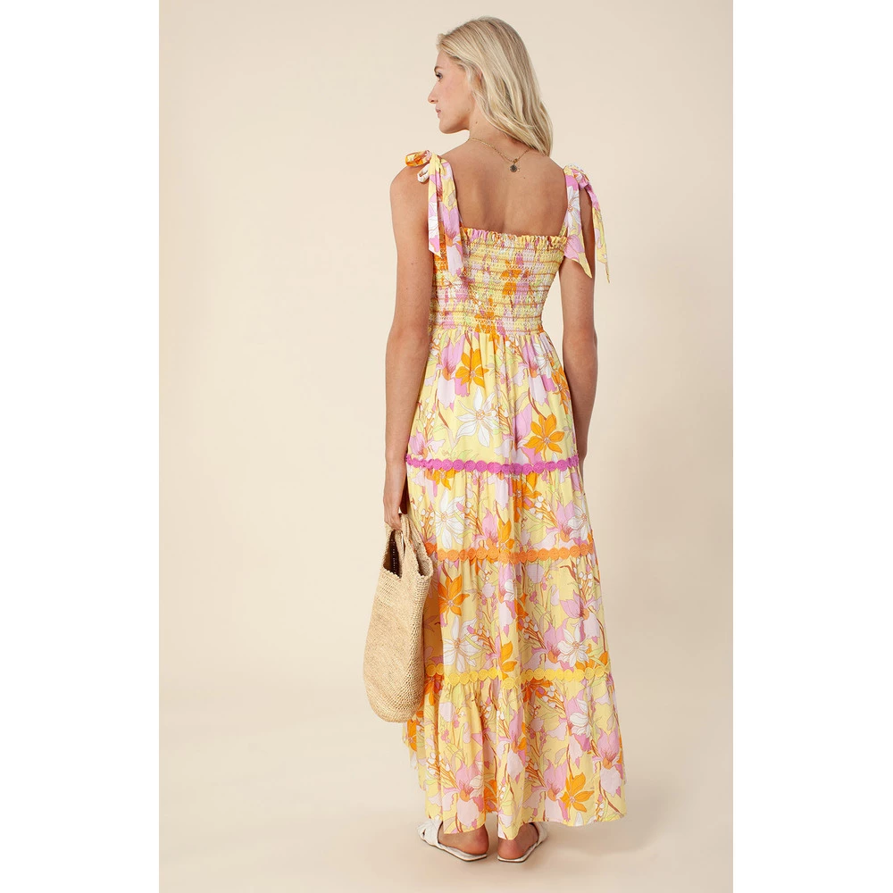 Hale Bob Marina Maxi Dress Yellow 1 Hale Bob Marina Maxi Dress Yellow