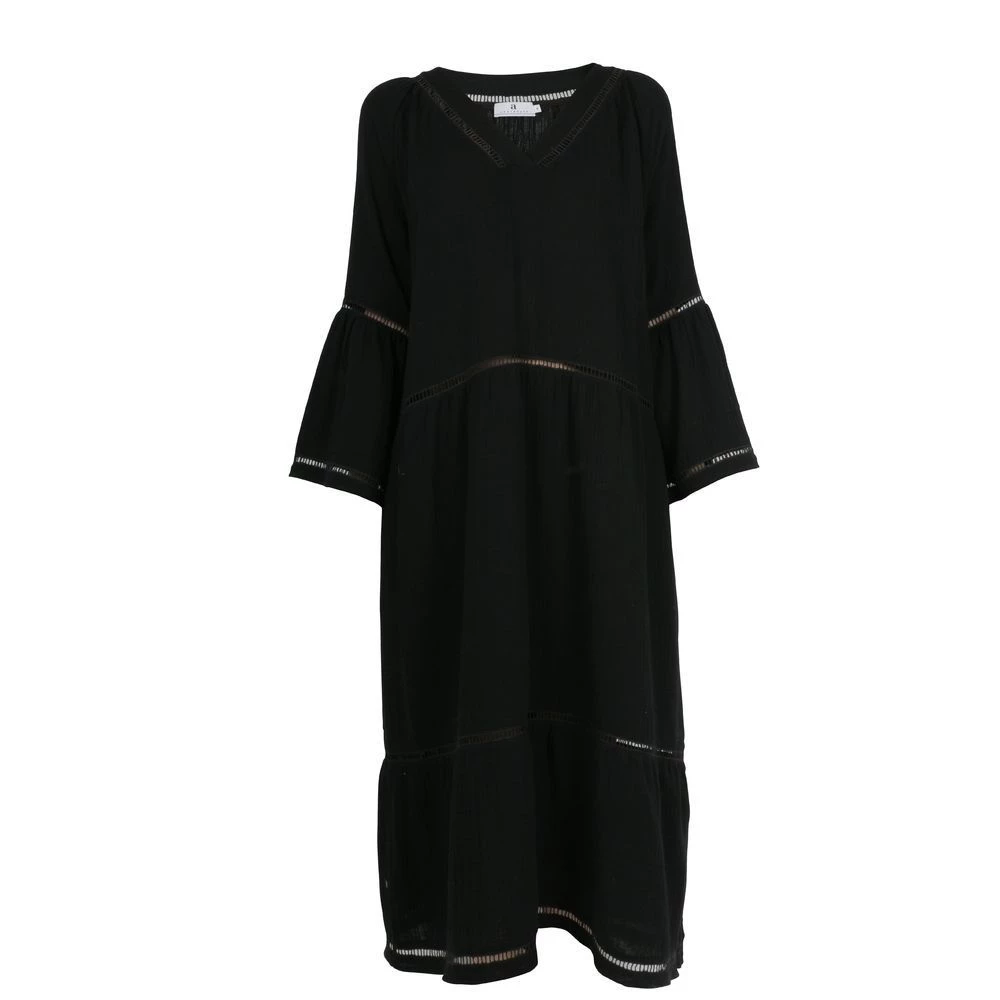 Sort Arnie Says Ludivine Gauze Kjole Black 1 Sort Arnie Says Ludivine Gauze Kjole Black