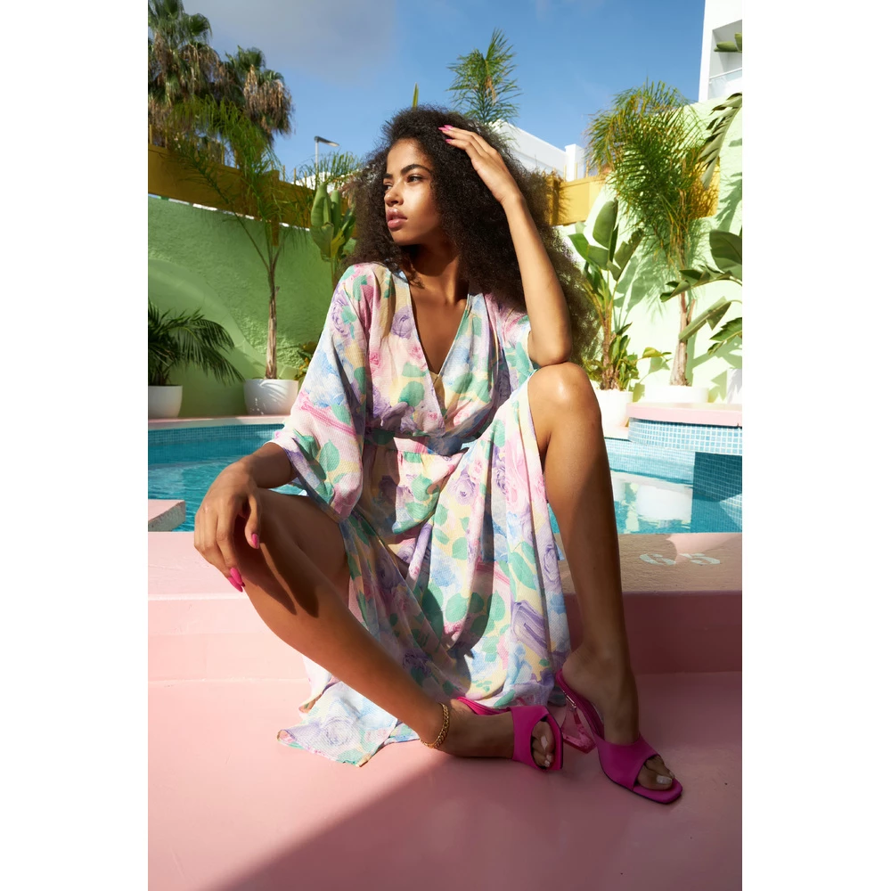 Leahcras Maxi Dress Purple 2 Leahcras Maxi Dress Purple - Bilde 2