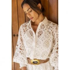 Miss June Dress Graceful Kjoler White