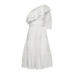 By Malina Clementine Dress White