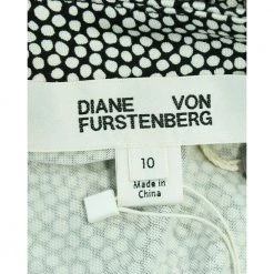 Diane Von Furstenberg Print Short Sleeve Wrap Dress Gray -Tilbud miinto Butikk unnamed file 3048