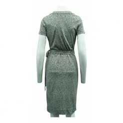 Diane Von Furstenberg Print Short Sleeve Wrap Dress Gray -Tilbud miinto Butikk unnamed file 3049