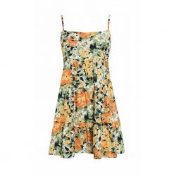 Faithfull The Brand Octavia Mini Dress Orange -Tilbud miinto Butikk unnamed file 3060