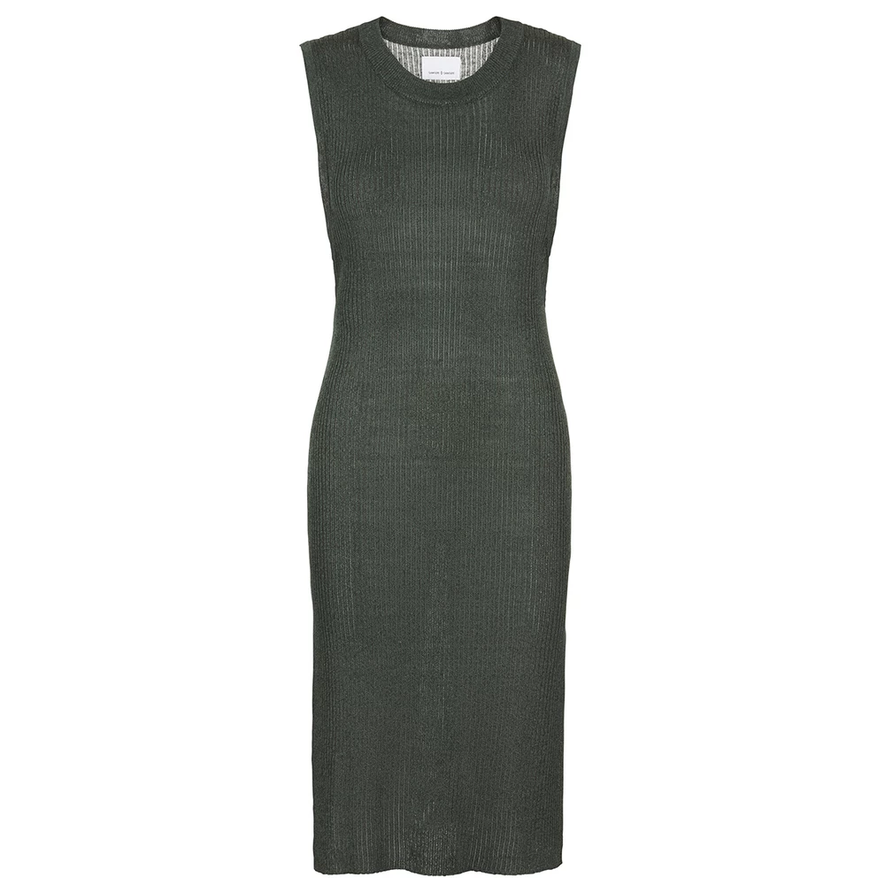 Samsøe Samsøe Dara Kjole Green 1 Samsøe Samsøe Dara Kjole Green